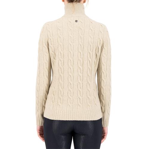 Dámský svetr s vlnou HVP Dunya AW 25/26, krémový - vel. XS Svetr s vlnou dámský HVP Dunya AW 25/26, krémový, vel. XS