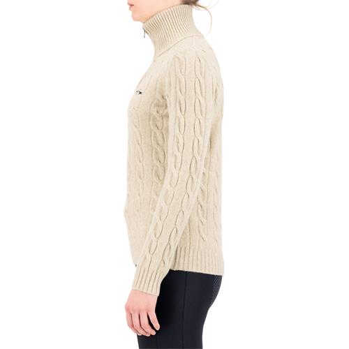 Dámský svetr s vlnou HVP Dunya AW 25/26, krémový - vel. XS Svetr s vlnou dámský HVP Dunya AW 25/26, krémový, vel. XS