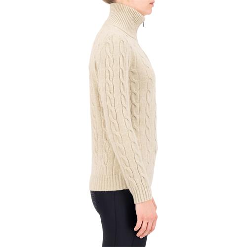 Dámský svetr s vlnou HVP Dunya AW 25/26, krémový - vel. XS Svetr s vlnou dámský HVP Dunya AW 25/26, krémový, vel. XS