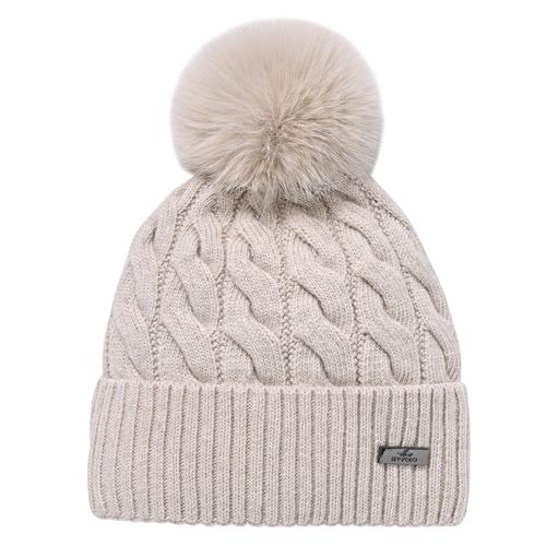 Zimní čepice s bambulí HVP Claire AW 25/26 - krémová Čepice s bambulí HVP Claire AW 25/26, krémová