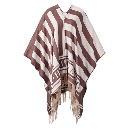Pončo HVP Shelly AW 25/26, hnědo-krémové Pončo HVP Shelly AW 25/26, hnědo-krémové