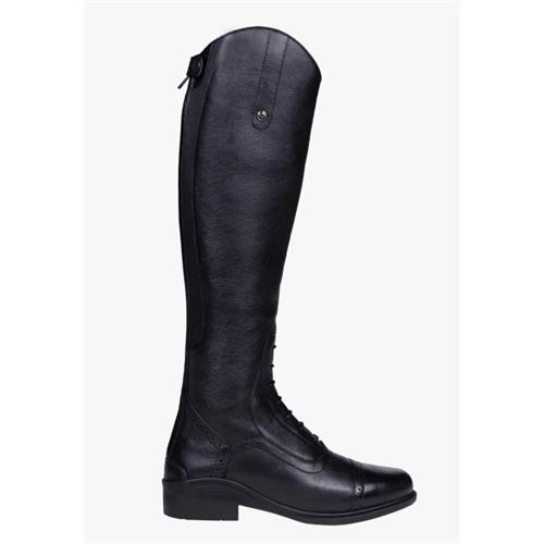 Kožené zimní jezdecké boty QHP Calgary, černé - vel. 40 Zimní jezdecké boty QHP Calgary, černé, vel. 40