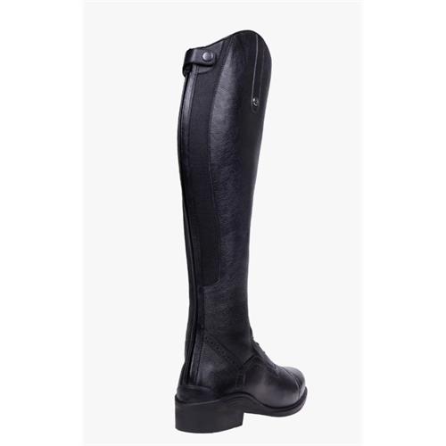 Kožené zimní jezdecké boty QHP Calgary, černé - vel. 41 Zimní jezdecké boty QHP Calgary, černé, vel. 41