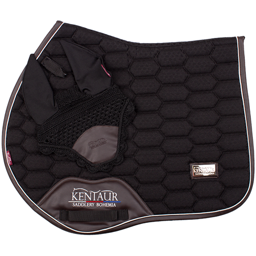 Set dečka + čabraka Kentaur, Pony - černá Set dečka + čabraka Kentaur, černá, Pony