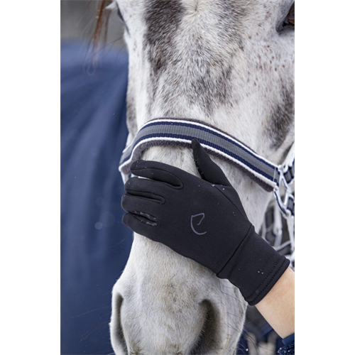 Zimní rukavice Equitheme Hiver, černé - vel. XL Zimní rukavice Equithéme Hiver AW 25/26, černé, vel. XL