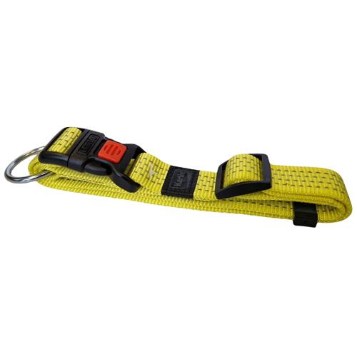 Nylonový obojek pro psy Karlie Sportiv reflex, žlutý - 45-65 cm/25 mm Nylonový obojek pro psy Karlie Sportiv reflex, žlutý, 45-65 cm/25 mm