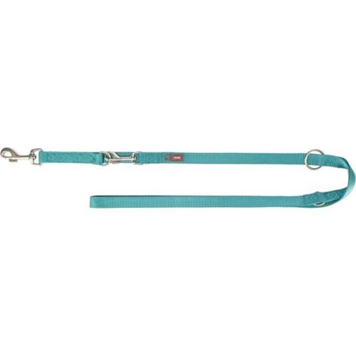 Přepínací vodítko Trixie Premium - aqua Přepínací vodítko Trixie Premium pro psy, aqua, 2 m