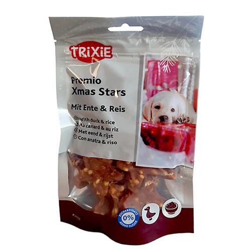 Pamlsek pro psy Trixie Xmas Stars, kachna s rýží, 100 g Pamlsek pro psy Trixie Xmas Stars, kachna s rýží, 100 g.