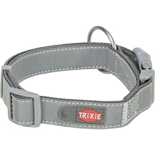 Reflexní obojek pro psy Trixie Grafit - 25-35 cm/20 mm Obojek reflexní Trixie Grafit.