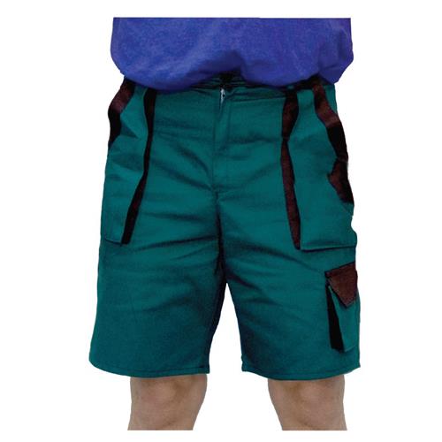 Pracovní kraťasy nad kolena King, zeleno-černé - vel. 52 Pracovní kraťasy nad kolena King, zeleno-černé, vel. 52