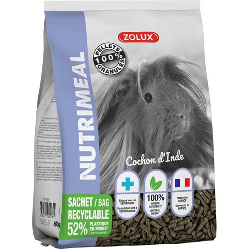 Krmivo Zolux Nutrimeal pro morčata, 800 g Krmivo Zolux Nutrimeal pro morčata, 800 g