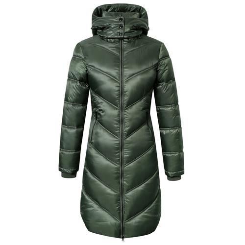 Dámský kabát Covalliero 2024/25, zelený - vel. XL Kabát  Covalliero 2024, zelený, XL