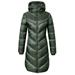 Dámský kabát Covalliero 2024/25, zelený - vel. XL Kabát  Covalliero 2024, zelený, XL