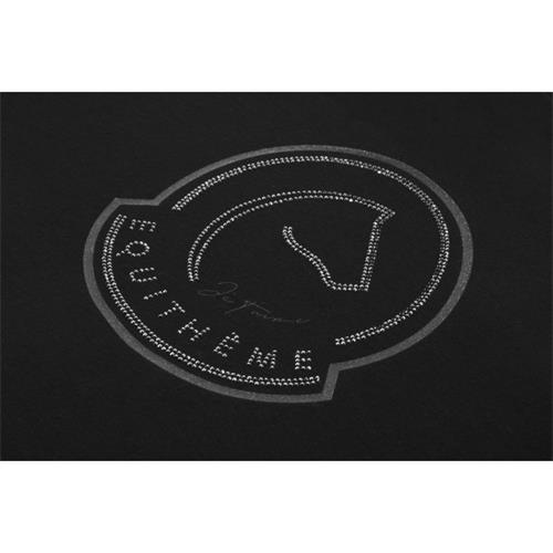 Dámské triko Equithéme S/S 2025 Rosalie, černé - vel. S Triko dámské Equithéme Rosalie SS 2025, černé, vel. S