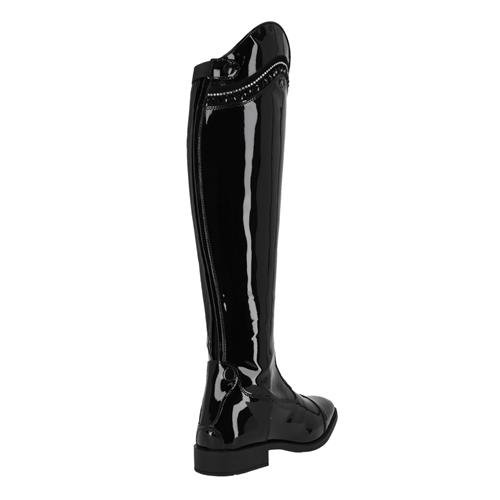 Jezdecké boty QHP Lamira, černé - vel. 38 Boty jezdecké QHP Lamira, černé, vel. 38