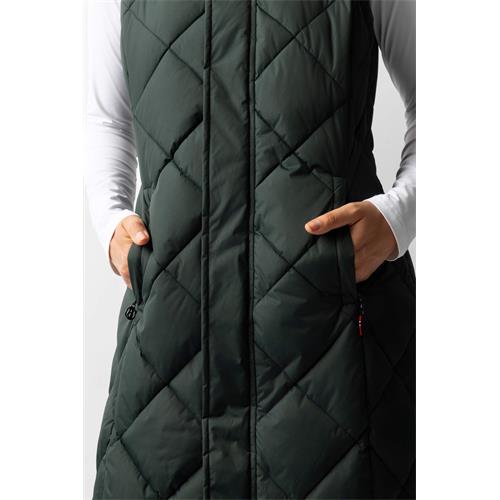 Dámská dlouhá vesta B-Vertigo Gem AW 25/26, zelená - vel. 38 Vesta dlouhá B-Vertigo AW 25/26 Gem, zelená, vel. 38