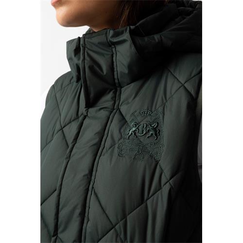 Dámská dlouhá vesta B-Vertigo Gem AW 25/26, zelená - vel. 38 Vesta dlouhá B-Vertigo AW 25/26 Gem, zelená, vel. 38