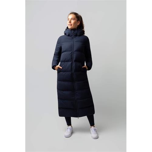 Zimní dámský kabát Horze Paloma AW 25/26, tmavě modrý - vel. 36 Kabát dámský Horze AW 25/26 Paloma, modrý, vel. 36
