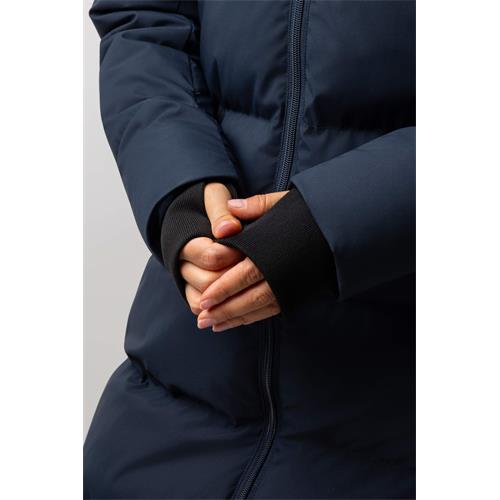 Zimní dámský kabát Horze Paloma AW 25/26, tmavě modrý - vel. 36 Kabát dámský Horze AW 25/26 Paloma, modrý, vel. 36