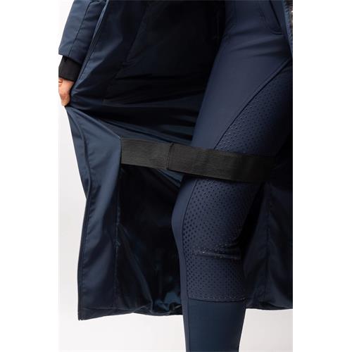 Zimní dámský kabát Horze Paloma AW 25/26, tmavě modrý - vel. 36 Kabát dámský Horze AW 25/26 Paloma, modrý, vel. 36