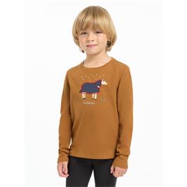 Dětské triko LeMieux Mini Jessie, hnědé
