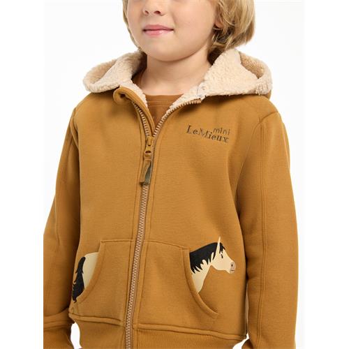 Dětská mikina LeMieux Mini Charlie, hnědá - vel. 5-6 let Mikina dětská LeMieux Mini Charlie, hnědá, vel. 5-6 let