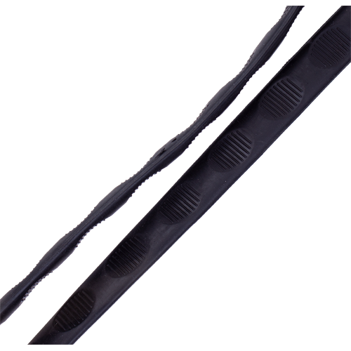 Otěže ergonomické s gumou, černé, full Otěže ergonomické s gumou, černé, full