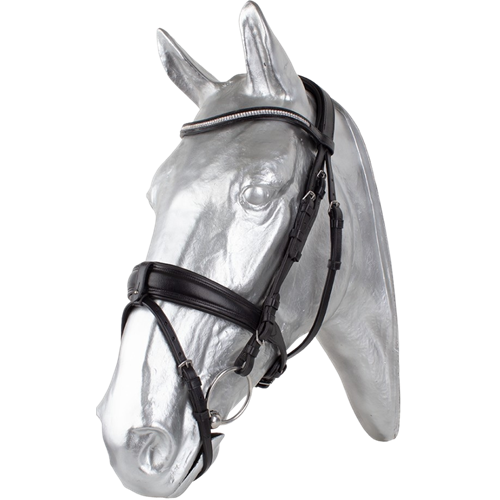 Uzdečka Kentaur s kombin. nánosníkem, černá - Full Uzdečka Kentaur s kombin. nánosníkem, černá , Full