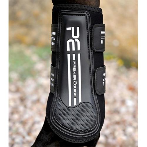 Chrániče Premier Equine Velox Air, černé - vel. M Chrániče Premier Equine Velox Air, černé, vel. M