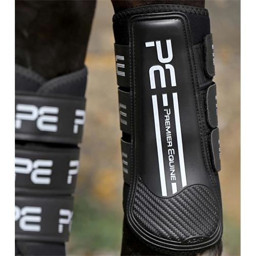 Chrániče Premier Equine Velox Air, černé - vel. XL Chrániče Premier Equine Velox Air, černé, vel. XL