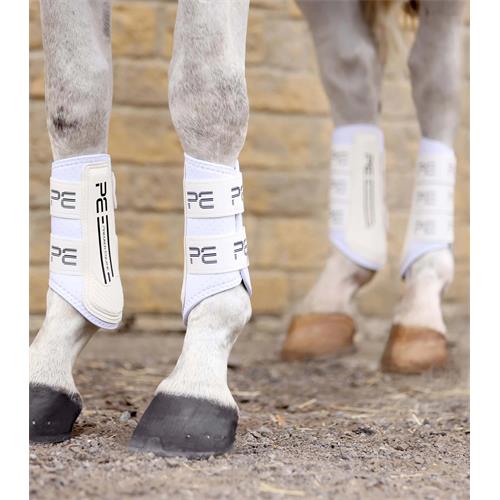 Chrániče Premier Equine Velox Air, bílé - vel. M Chrániče Premier Equine Velox Air, bílé, vel. M