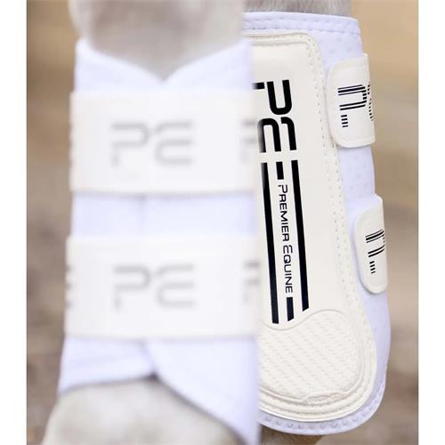 Chrániče Premier Equine Velox Air, bílé - vel. L Chrániče Premier Equine Velox Air, bílé, vel. L