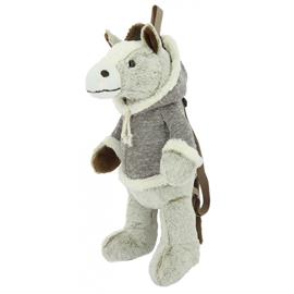 Dětský plyšový batoh Equi Kids, krémový koník