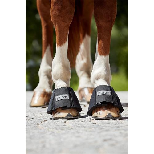 Neoprenové zvony Horze, černé - vel. XXL Zvony Horze neopren, černé, vel. XXL