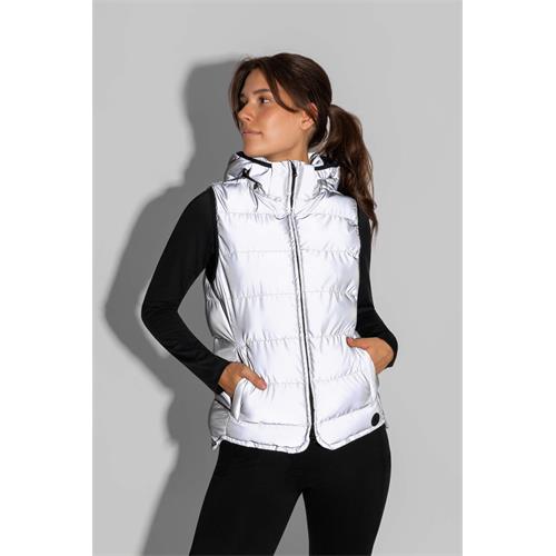 Dámská vesta Horze, reflexní šedá - vel. 38 Vesta dámská Horze, reflexní, vel. 38