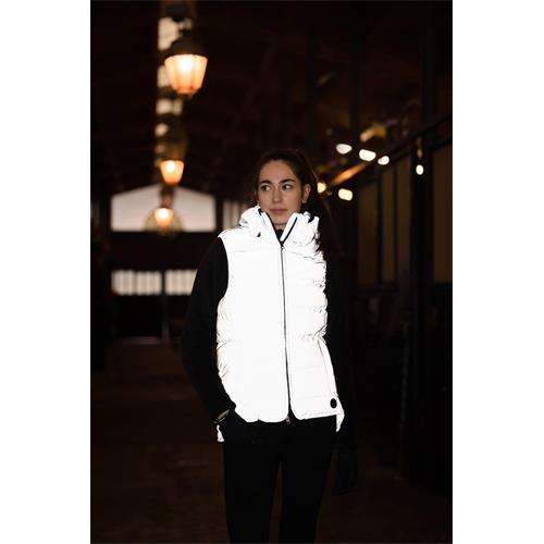 Dámská vesta Horze, reflexní šedá - vel. 38 Vesta dámská Horze, reflexní, vel. 38