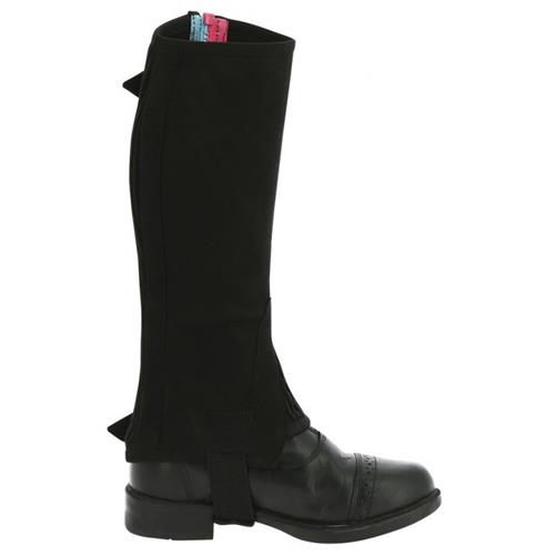 Dětské jezdecké minichapsy Equitheme Pony Love, černé - 8 let Minichaps dětské Equi-KIDS Pony Love, 8 let
