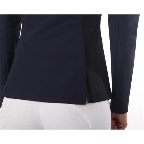 Dámské jezdecké sako QHP Juliet, tmavě modré - vel. 38 Sako jezdecké QHP Juliet, tmavě modré, vel. 38