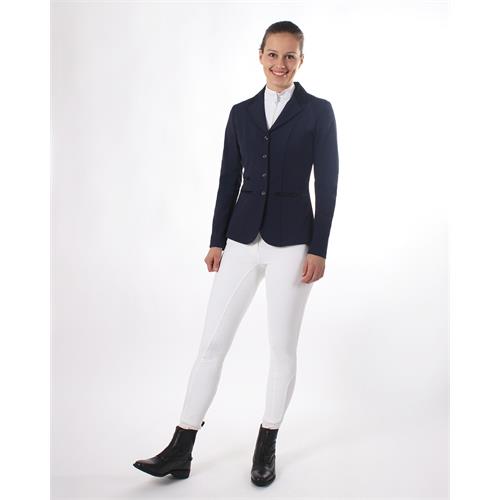 Dámské jezdecké sako QHP Juliet, tmavě modré - vel. 38 Sako jezdecké QHP Juliet, tmavě modré, vel. 38