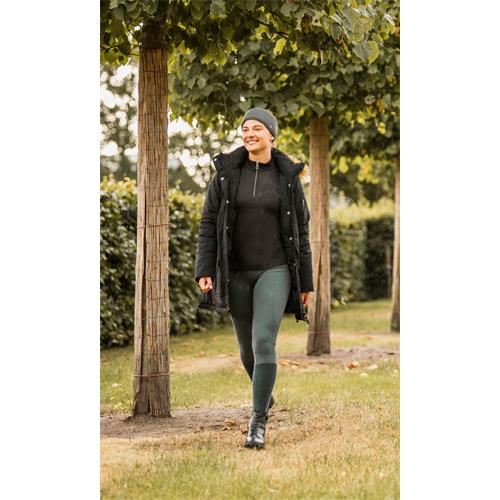 Dámská zimní bunda Horze Brooke, černá - vel. 36 Bunda zimní dlouhá Horze Brooke, černá, 36