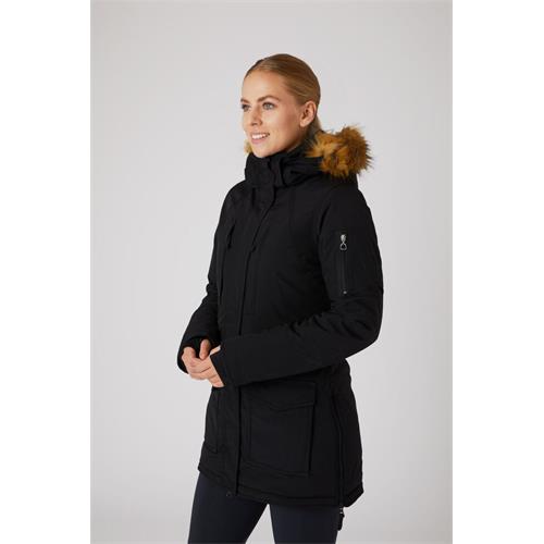 Dámská zimní bunda Horze Brooke, černá - vel. 44 Bunda zimní dlouhá Horze Brooke, černá, 44