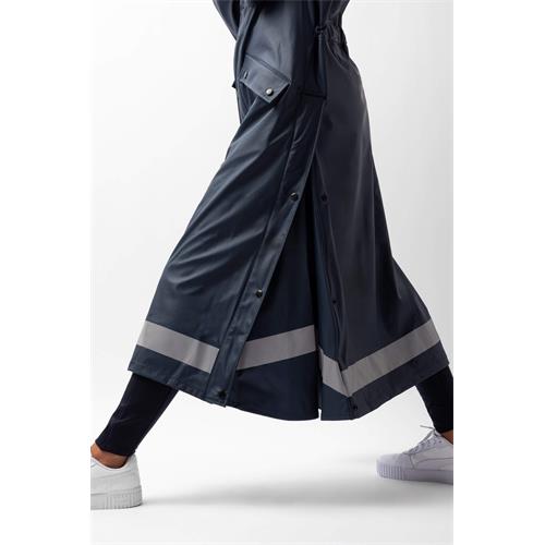 Nepromokavá pláštěnka Horze Hazel, modrá - vel. 42 Kabát-pláštěnka Horze Hazel, dlouhý, vel. 42