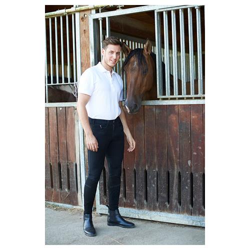 Pánské rajtky Covalliero Basic Plus, černé - vel. 54 Rajtky pánské Kerbl BasicPlus, černé, vel. 54