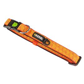 Obojek pro psa reflexní, oranžový