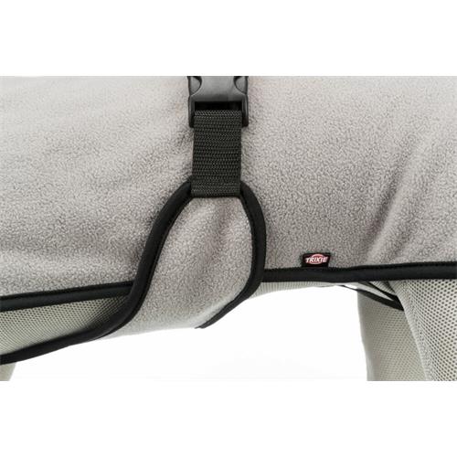 Fleece kabátek pro psy Grenoble, šedý - M - 50 cm Obleček pro psy kabátek Grenoble, šedý.