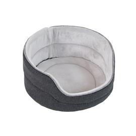 Pelíšek Agga Luxury, tmavě šedá, 39 cm