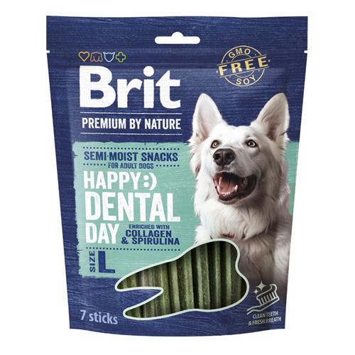 Brit Premium by Nature Dog Dental Snacks L, 7 ks Pamlsek pro psy Brit Premium by Nature Dog Dental Snacks L, 7 ks