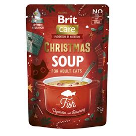 Kapsička pro kočky Brit Care Cat Christmas Fish Soup, 75 g