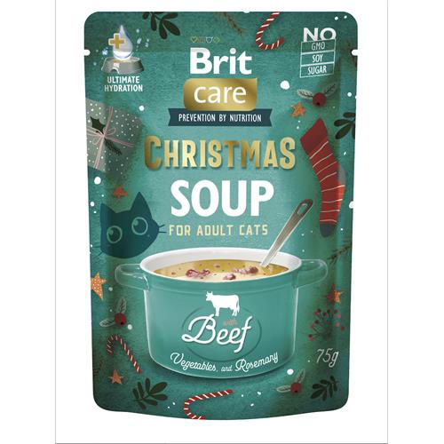 Kapsička pro kočky Brit Care Christmas Beef Soups, 75 g Kapsička pro kočky Brit Care Christmas Beef Soups, 75 g