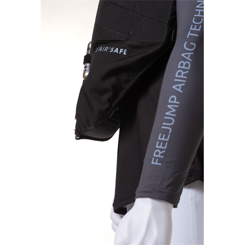 Bezpečnostní airbagová vesta Freejump X´Air Safe, 2v1, černá - vel. S Vesta airbagová X´Air Safe 2v1, vel. S